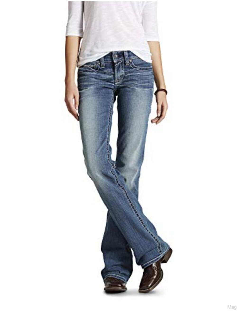 Ariat Relaxed Workhorse Boot Cut Jeans Stretch Denim Western